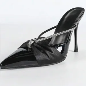 New Without Tag Elegamt Black Heels Size 6.5 thumbnail 3