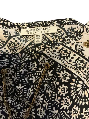 Speed Control NY Boho Mandala Sharkbite Hem Midi Dress – Plus Size 2X by thumbnail 3
