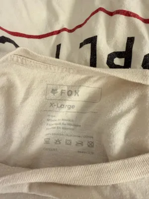 Fox Racing Tee Vintage Y2K Red Short Sleeve Legacy Fox Graphic thumbnail 4