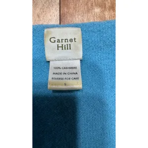 Garnet Hill Womens 100%‎ Cashmere V-Neck Sweater Sky Blue Size Small Long Sleeve thumbnail 2