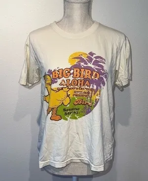 Vintage Big Bird Sesame Street Short Sleeve Tee Shirt Size Small thumbnail 1