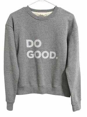 Cotopaxi "Do Good" Sweatshirt Pullover Fleece Heather Gray Women's Size‎ Small thumbnail 1