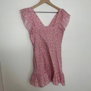 LoveShackFancy LSF Jessie Silk-Blend Mini Floral Feminine Pink Dress Small thumbnail 8