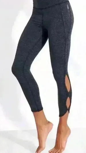 Free People Movement Women’s Infinity Leggings Dark‎ Grey Size S thumbnail 1