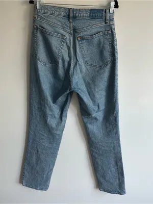 Abercrombie & Fitch Curve Love The 90s Straight Ultra High Rise 10Long thumbnail 11