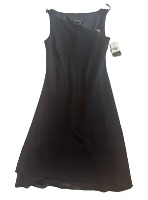 Women's size 14 S.L. Fashions black formal dress Made In U S A thumbnail 1