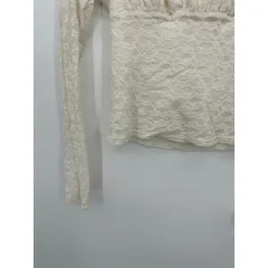Y2K Lace Babydoll Top Fairy Whimsigoth Bratz Sheer Grunge Dainty Women Sz M‎ thumbnail 4