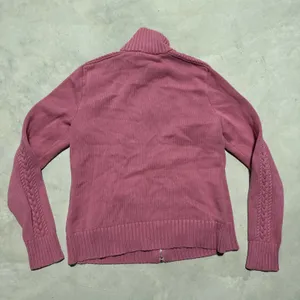 Ralph Lauren Sport Women's Chunky Cable Knit Full Zip Sweater Jacket Size Medium thumbnail 7