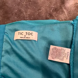 LIONESS Tic Toc Turquoise corset top thumbnail 3