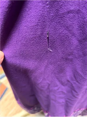 Vintage 70s purple prairie dress Gunne Sax style XS thumbnail 11