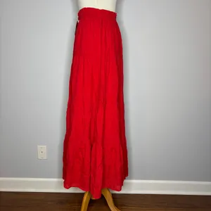 Thats So Fetch - Red Selina Maxi Skirt thumbnail 4