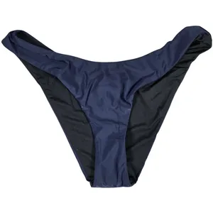 J. Crew Curved-waist cheeky‎ bikini bottom Navy S NWT thumbnail 1