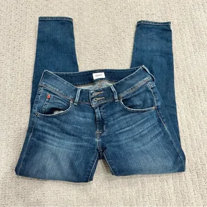 Hudson Collin Mid Rise Skinny Jeans in Wonderwall - Size 27 thumbnail 6
