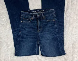 American Eagle Slit Side Flare Jeans sz.00 thumbnail 1