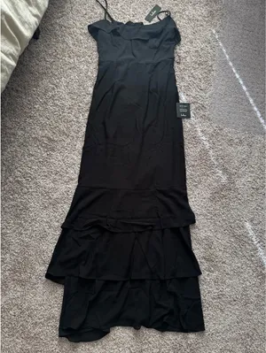 Lulus Maxi Dress Black thumbnail 2