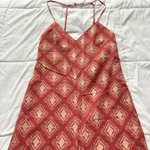 NWT Zara BLOGGERS Fave Boho Geometric Open Back Wide Leg The Jami Jumpsuit Small thumbnail 3