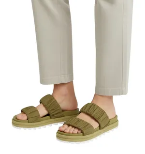 Sorel Olive Shade & Chalk Roaming Women Sandal, US7 thumbnail 1