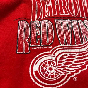 Vintage 1992 Detroit Red Wings Champion Sweatpants Red thumbnail 3
