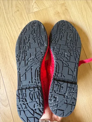 Isabella Mesh Mary Jane Flats Red Size 5 thumbnail 4