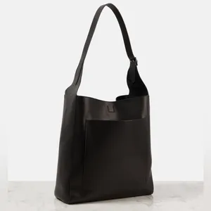 THE ROW Blake Leather Tote Shoulder Bag in Black NWT thumbnail 2