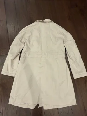 Cupcakes And Cashmere Trench Coat in Khaki/Tan Size Small - C4-097 thumbnail 7