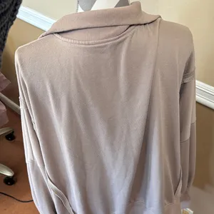 Women's Relaxed Fit Sweatshirt - Taupe thumbnail 3