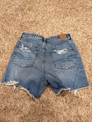 American Eagle Jean Shorts Mom Distressed thumbnail 2