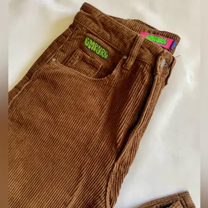 Empyre Women’s Corduroy Pants Brown Size 0 Y2K Skater Baggy Loose 24x30 thumbnail 4