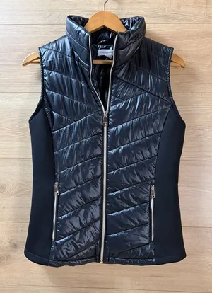 Calvin Klein Black Quilted Puffer Vest Small thumbnail 1