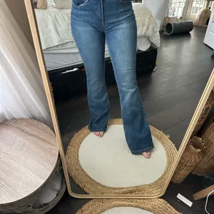 White Fox Women’s Blue Medium Denim Flare Jeans thumbnail 4
