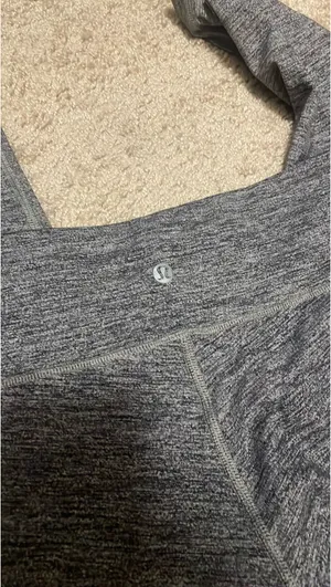 Grey lululemon high waisted leggings thumbnail 3