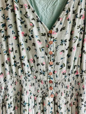 Reborn J Sunday Morning Dress Mint Floral Size 3X thumbnail 9