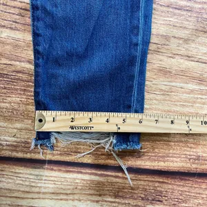 American Eagle Hi-Rise Girlfriend Distressed Medium Wash Womens Blue Jeans sz 8 thumbnail 10