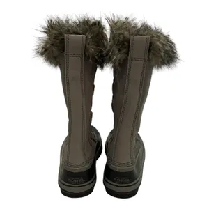 Sorel Joan of Arctic Waterproof Winter Boots Quarry Gray Fur NL3481-052 Snowcore thumbnail 3