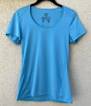 Patagonia Capilene 1 Silkweight Tee XS Blue Short Sleeve thumbnail 1