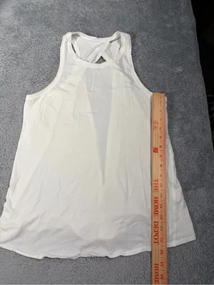 Lululemon Women’s White Racerback Tank Top thumbnail 3