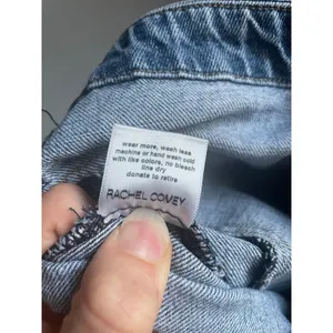 Rachel Comey Barrie Pants Jeans size 6 100% Cotton $498 Barrel Leg‎ Light Wash thumbnail 8