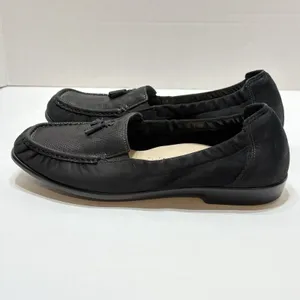 SAS Hope Loafers Flats Shoes Women's Size 10W Black Leather Slip On Career thumbnail 4
