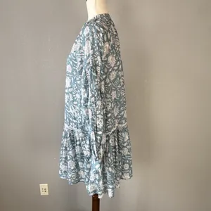 Marea Womens Elizabeth Mini Dress Size XS/S Boho Flowy Floral Cotton Lightweight thumbnail 6