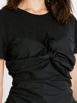 Tanya Taylor Peyton Black Mini Dress thumbnail 4