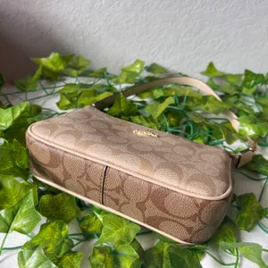 Coach Nolita 19 In Blocked Signature Canvas Bag Purse CA444 thumbnail 3