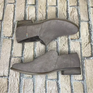 Toms Shaye Suede Low Booties Shooties size 9.5 thumbnail 4