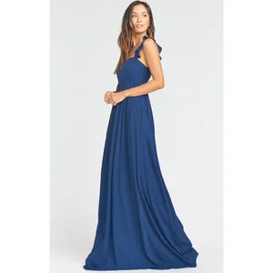 Show Me Your MuMu June Maxi Gown Navy Blue Small Wedding Bridesmaid Guest NEW thumbnail 9