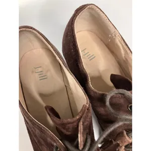 J. Jill Heeled Oxfords Womens 8.5 Brown Good Suede Kiltie Tassel Lace Up thumbnail 5