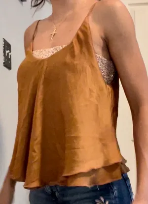Silk And Sequin Tank thumbnail 1