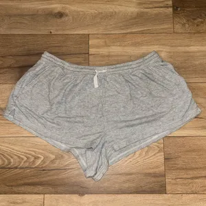 Aerie Keep It 100 Terry Shorts in Light Gray thumbnail 2