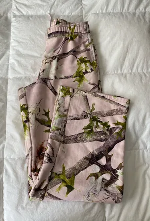 Pacsun Pink Camo Baggy Sweatpants thumbnail 3
