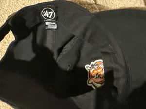 '47 Black Cap with White Logo and Orange Tiger Accent thumbnail 4