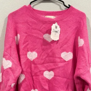 Alter’d State Pink Heart Sweater Size L NWT Cozy Valentine Cottagecore Knit thumbnail 5