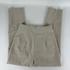 Zara Light Beige Women's Trousers thumbnail 5